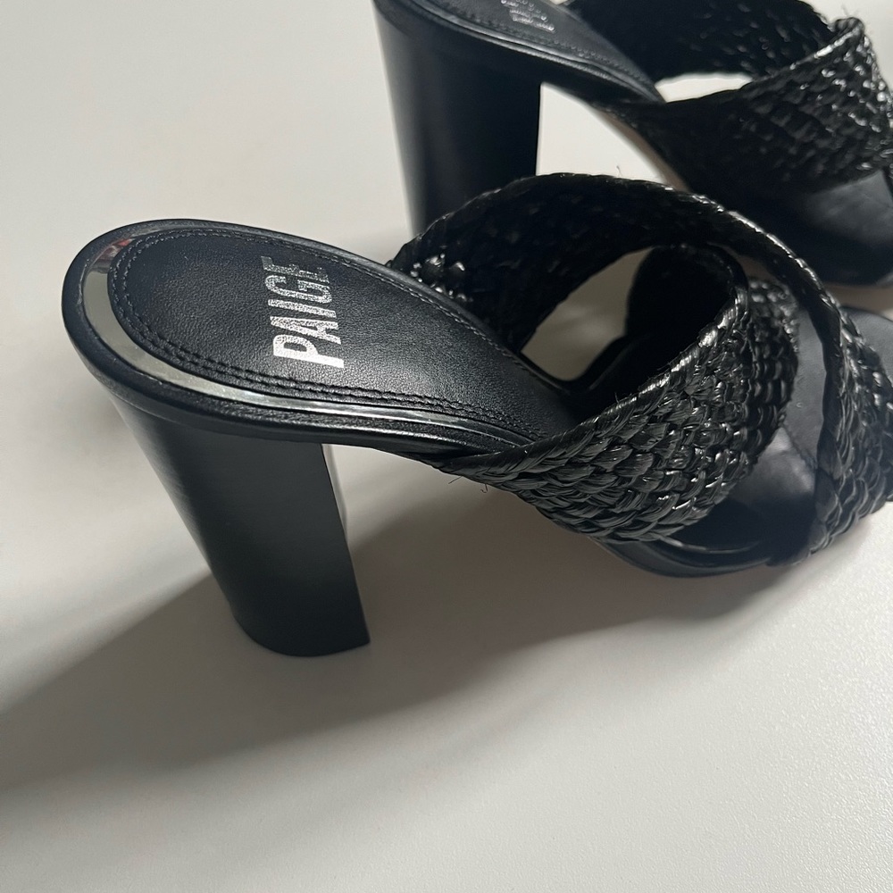 Paige Nova Raffia Slides - - Picture 5 of 6